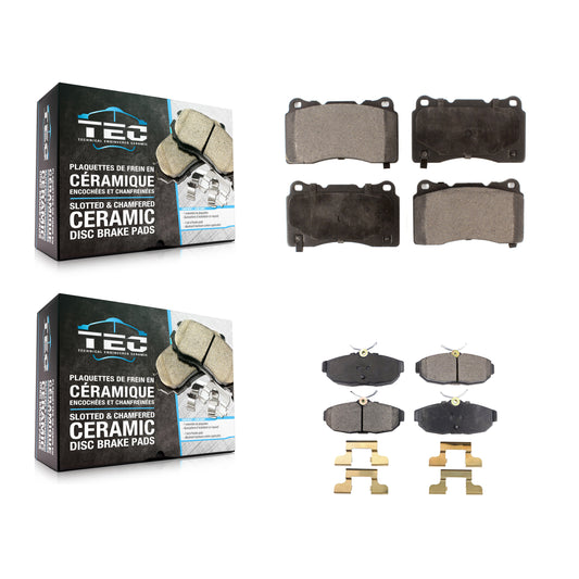 [Avant + Arrière] Kit de plaquette (céramique) de frein pour Ford Mustang KTC-100002