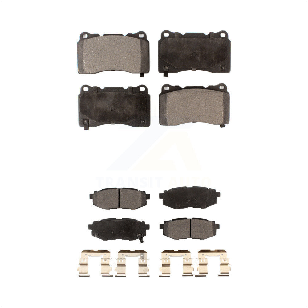 [Avant + Arrière] Kit de plaquette (céramique) de frein pour 2017 Subaru BRZ Base avec Brembo Brakes KTC-100004 par TEC