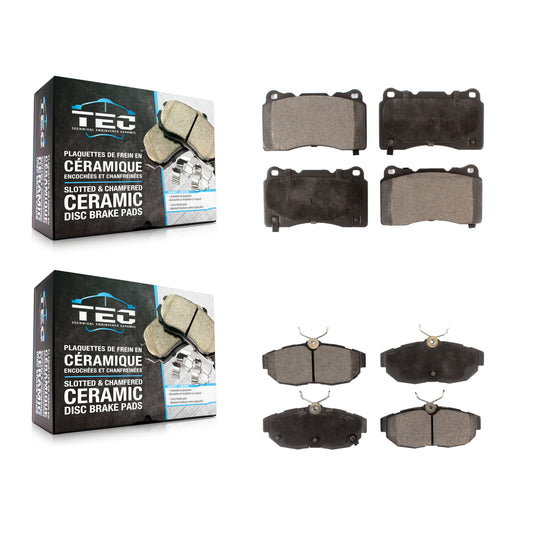 [Avant + Arrière] Kit de plaquette (céramique) de frein pour Ford Mustang KTC-100008