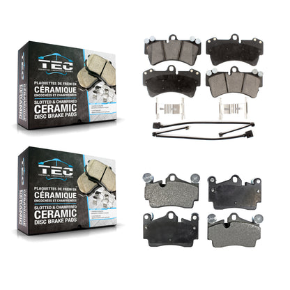 [Avant + Arrière] Kit de plaquette (céramique) de frein pour Audi Q7 Porsche Cayenne Volkswagen Touareg KTC-100017