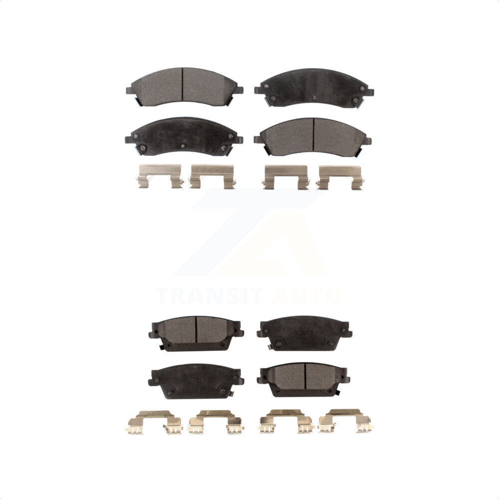 [Avant + Arrière] Kit de plaquette (céramique) de frein pour Cadillac SRX CTS STS KTC-100019 par TEC