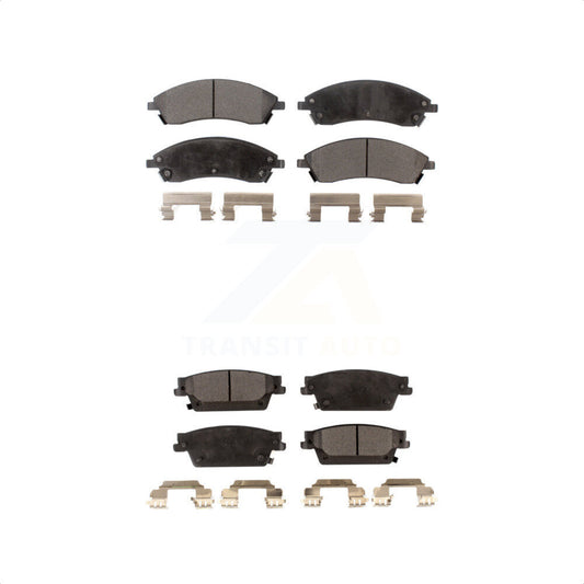 [Avant + Arrière] Kit de plaquette (céramique) de frein pour Cadillac SRX CTS STS KTC-100019 par TEC