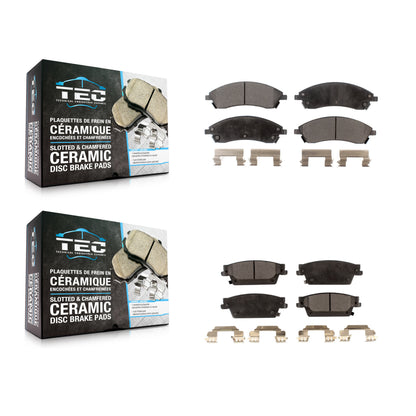 [Avant + Arrière] Kit de plaquette (céramique) de frein pour Cadillac SRX CTS STS KTC-100019