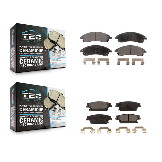 [Avant + Arrière] Kit de plaquette (céramique) de frein pour Cadillac SRX CTS STS KTC-100019