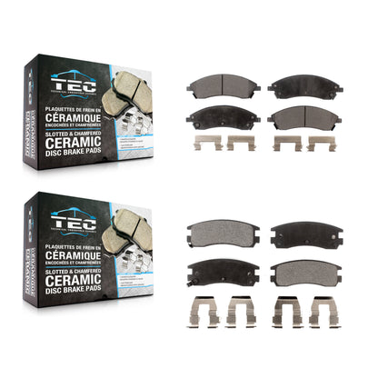[Avant + Arrière] Kit de plaquette (céramique) de frein pour 2004 Pontiac Bonneville GXP KTC-100020