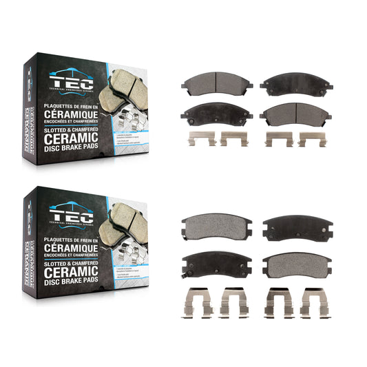 [Avant + Arrière] Kit de plaquette (céramique) de frein pour 2004 Pontiac Bonneville GXP KTC-100020