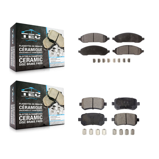 [Avant + Arrière] Kit de plaquette (céramique) de frein pour 2004-2007 Ford Freestar Mercury Monterey KTC-100021