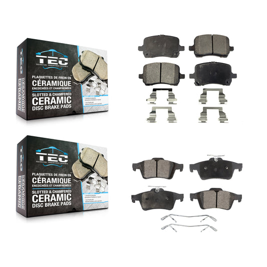 [Avant + Arrière] Kit de plaquette (céramique) de frein pour Pontiac Solstice Saturn Sky KTC-100023