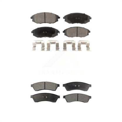 [Avant + Arrière] Kit de plaquette (céramique) de frein pour 2004-2006 Suzuki Verona Chevrolet Epica KTC-100024 par TEC