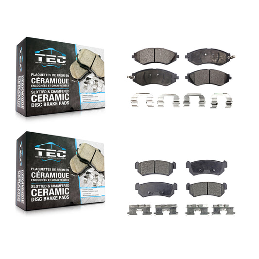 [Avant + Arrière] Kit de plaquette (céramique) de frein pour Suzuki Forenza Reno Chevrolet Optra KTC-100025