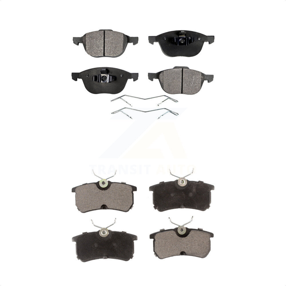 [Avant + Arrière] Kit de plaquette (céramique) de frein pour Ford Focus KTC-100029 par TEC