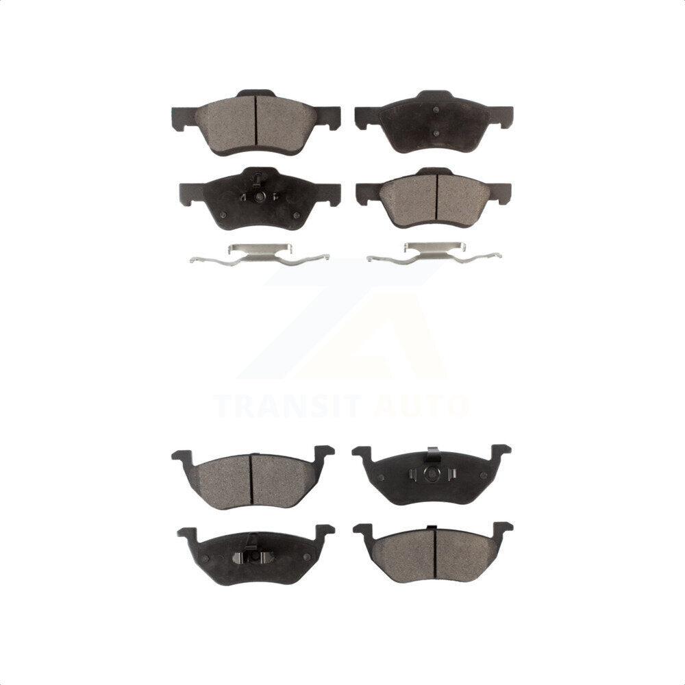 [Avant + Arrière] Kit de plaquette (céramique) de frein pour Ford Escape Mercury Mariner KTC-100034 par TEC