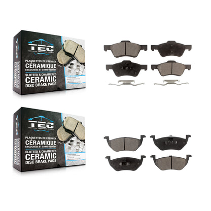 [Avant + Arrière] Kit de plaquette (céramique) de frein pour Ford Escape Mercury Mariner KTC-100034