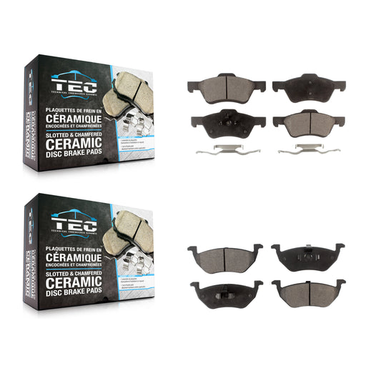 [Avant + Arrière] Kit de plaquette (céramique) de frein pour Ford Escape Mercury Mariner KTC-100034