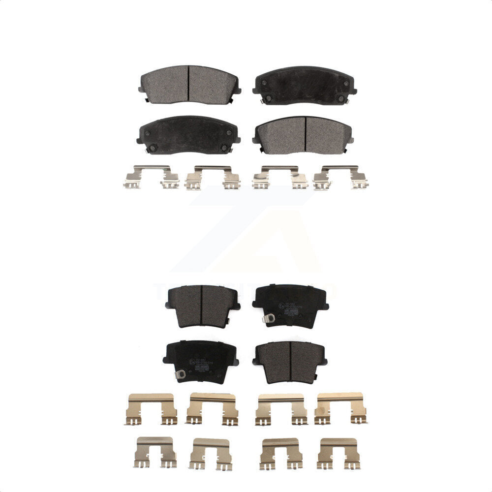 [Avant + Arrière] Kit de plaquette (céramique) de frein pour Dodge Charger Chrysler 300 Challenger Magnum KTC-100036 par TEC