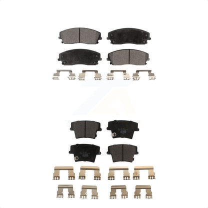 [Avant + Arrière] Kit de plaquette (céramique) de frein pour Dodge Charger Chrysler 300 Challenger Magnum KTC-100036 par TEC