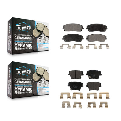 [Avant + Arrière] Kit de plaquette (céramique) de frein pour Dodge Charger Chrysler 300 Challenger Magnum KTC-100036