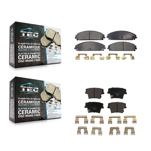 [Avant + Arrière] Kit de plaquette (céramique) de frein pour Dodge Charger Chrysler 300 Challenger Magnum KTC-100037