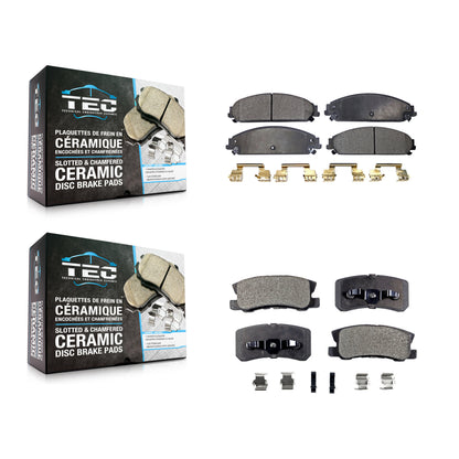 [Avant + Arrière] Kit de plaquette (céramique) de frein pour 2008-2009 Dodge Caliber SRT-4 KTC-100038