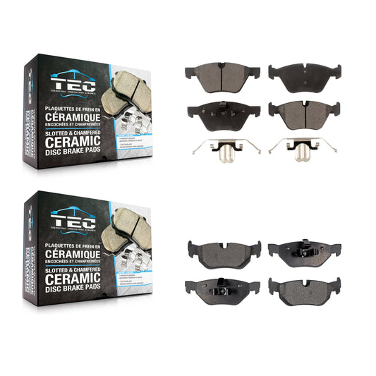 [Avant + Arrière] Kit de plaquette (céramique) de frein pour BMW 328i 325i 328xi 128i 325xi X1 120i 323i KTC-100041