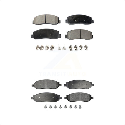 [Avant + Arrière] Kit de plaquette (céramique) de frein pour 2005-2007 Ford F-250 Super Duty F-350 KTC-100044 par TEC