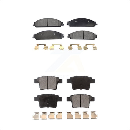 [Avant + Arrière] Kit de plaquette (céramique) de frein pour Ford Five Hundred Freestyle Taurus Mercury Montego X Sable KTC-100046 par TEC