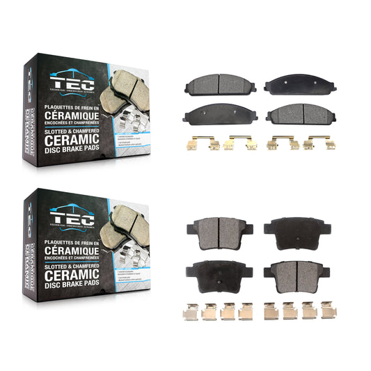 [Avant + Arrière] Kit de plaquette (céramique) de frein pour Ford Five Hundred Freestyle Taurus Mercury Montego X Sable KTC-100046