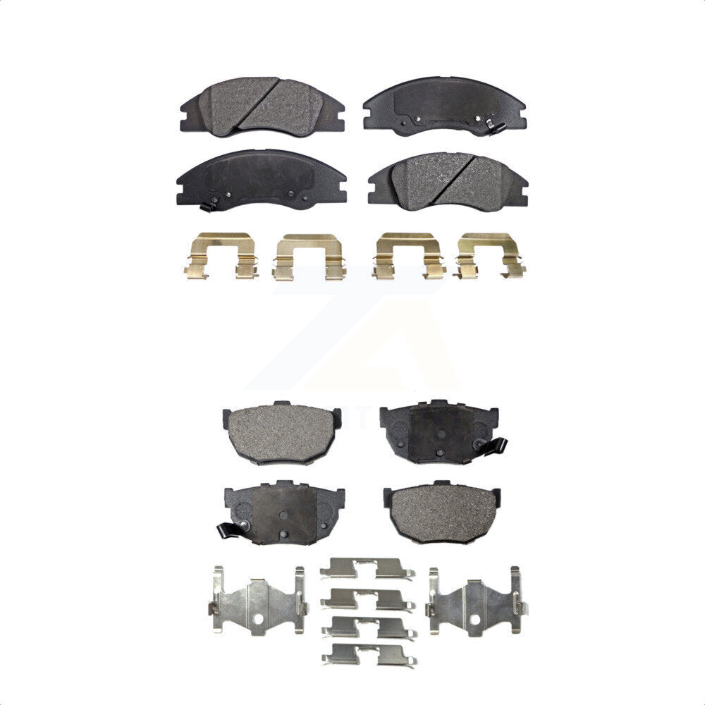 [Avant + Arrière] Kit de plaquette (céramique) de frein pour Kia Spectra Spectra5 KTC-100047 par TEC