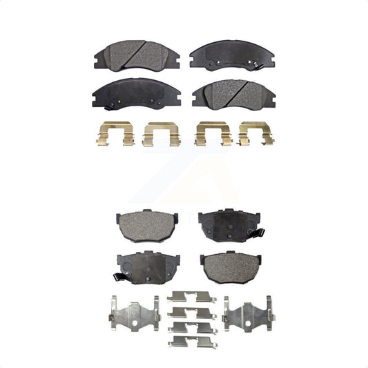 [Avant + Arrière] Kit de plaquette (céramique) de frein pour Kia Spectra Spectra5 KTC-100047 par TEC