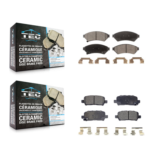 [Avant + Arrière] Kit de plaquette (céramique) de frein pour Pontiac Grand Prix Buick LaCrosse Allure KTC-100049