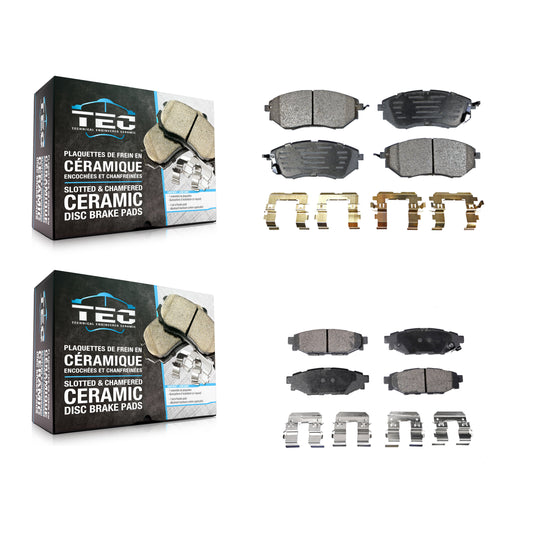 [Avant + Arrière] Kit de plaquette (céramique) de frein pour Subaru WRX KTC-100050