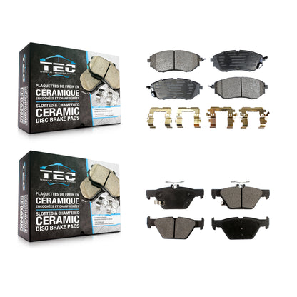 [Avant + Arrière] Kit de plaquette (céramique) de frein pour Subaru Outback Legacy WRX KTC-100052