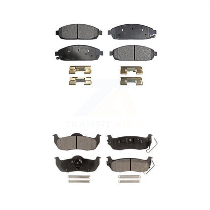 [Avant + Arrière] Kit de plaquette (céramique) de frein pour Jeep Grand Cherokee Commander KTC-100054 par TEC