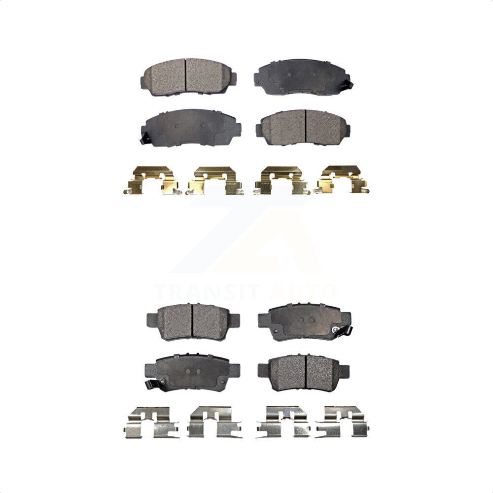 [Avant + Arrière] Kit de plaquette (céramique) de frein pour 2005-2010 Honda Odyssey KTC-100059 par TEC