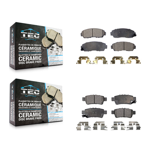 [Avant + Arrière] Kit de plaquette (céramique) de frein pour 2005-2010 Honda Odyssey KTC-100059