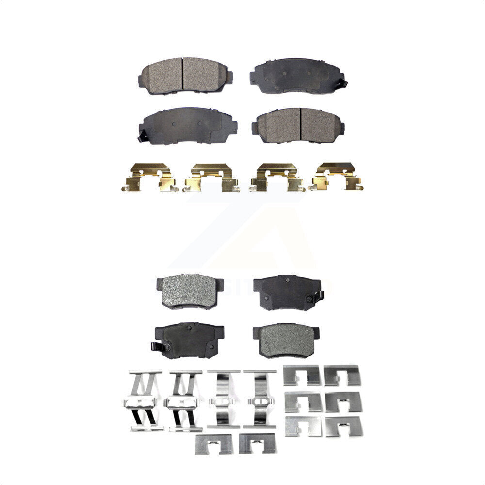 [Avant + Arrière] Kit de plaquette (céramique) de frein pour Acura RDX KTC-100060 par TEC