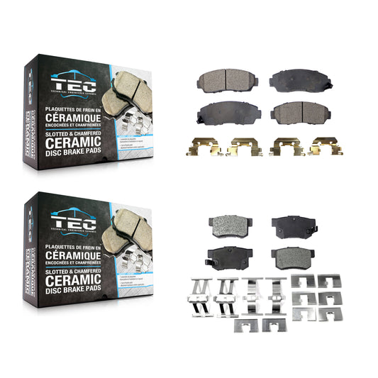 [Avant + Arrière] Kit de plaquette (céramique) de frein pour Acura RDX KTC-100060