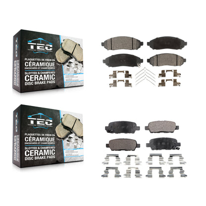[Avant + Arrière] Kit de plaquette (céramique) de frein pour Nissan LEAF KTC-100064