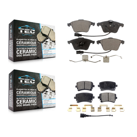 [Avant + Arrière] Kit de plaquette (céramique) de frein pour Audi A6 Quattro S4 A4 KTC-100069