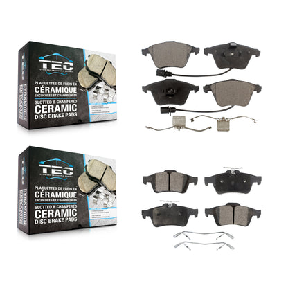 [Avant + Arrière] Kit de plaquette (céramique) de frein pour Saab 9-3 9-3X KTC-100070