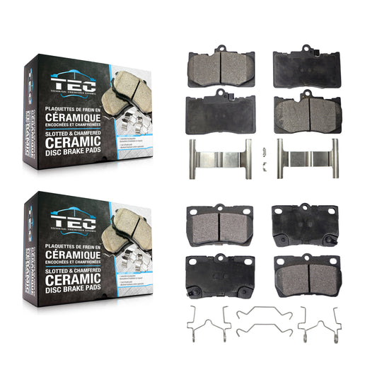 [Avant + Arrière] Kit de plaquette (céramique) de frein pour Lexus GS350 IS350 GS430 GS450h GS460 KTC-100072