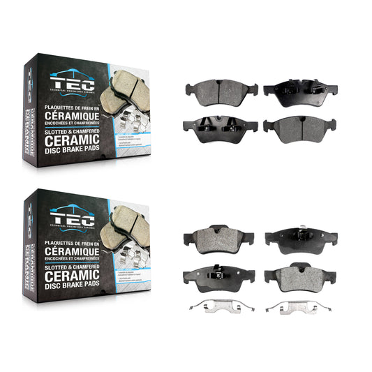 [Avant + Arrière] Kit de plaquette (céramique) de frein pour Mercedes-Benz ML350 GL450 R350 GL550 ML500 ML320 GL350 ML550 GL320 R500 R320 G55 AMG ML450 KTC-100075