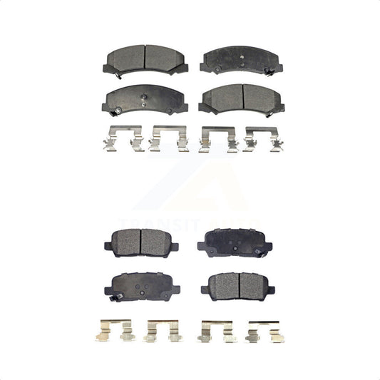 [Avant + Arrière] Kit de plaquette (céramique) de frein pour Chevrolet Impala Limited KTC-100084 par TEC