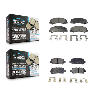 [Avant + Arrière] Kit de plaquette (céramique) de frein pour Chevrolet Impala Limited KTC-100084