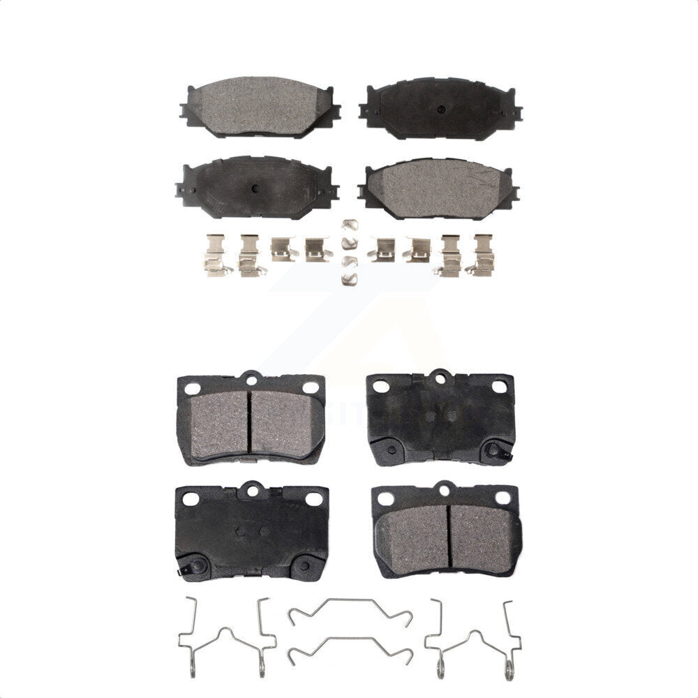 [Avant + Arrière] Kit de plaquette (céramique) de frein pour Lexus IS250 KTC-100091 par TEC