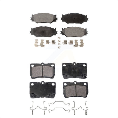 [Avant + Arrière] Kit de plaquette (céramique) de frein pour Lexus IS250 KTC-100091 par TEC