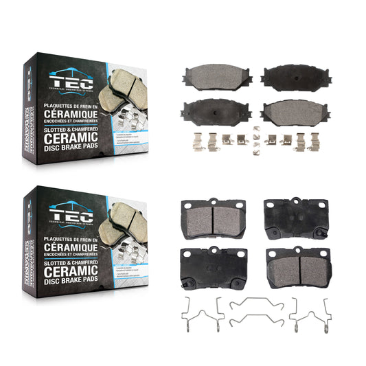 [Avant + Arrière] Kit de plaquette (céramique) de frein pour Lexus IS250 KTC-100091