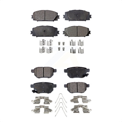 [Avant + Arrière] Kit de plaquette (céramique) de frein pour Toyota Yaris KTC-100093 par TEC