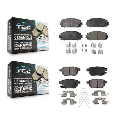 [Avant + Arrière] Kit de plaquette (céramique) de frein pour Toyota Yaris KTC-100093