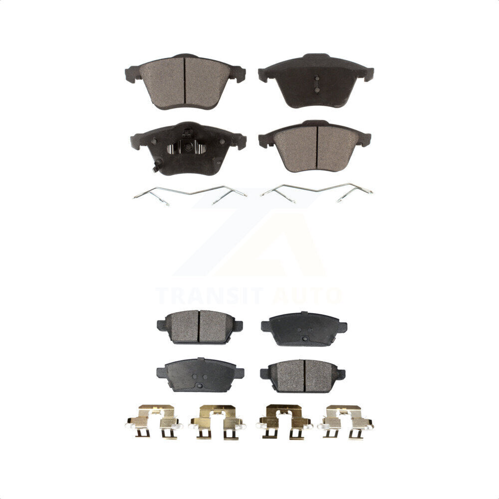 [Avant + Arrière] Kit de plaquette (céramique) de frein pour 2006-2007 Mazda 6 Mazdaspeed KTC-100095 par TEC